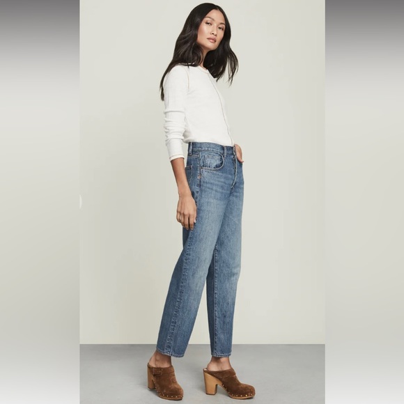 Veronica Beard Blake High Rise Straight Jeans - Picture 2 of 7